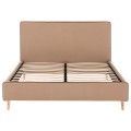 BED WITH MATTRESS INDRA FK21280.02 BEIGE FABRIC--FOR MATTRESS 160x200cm BED WITH MATTRESS INDRA FK21280.02 BEIGE FABRIC--FOR MATTRESS 160x200cm