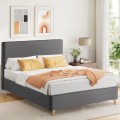 BED WITH MATTRESS MAYLIN FK21281.03 GREY FABRIC--FOR MATTRESS 120x200cm BED WITH MATTRESS MAYLIN FK21281.03 GREY FABRIC--FOR MATTRESS 120x200cm