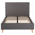 BED WITH MATTRESS MAYLIN FK21281.03 GREY FABRIC--FOR MATTRESS 120x200cm BED WITH MATTRESS MAYLIN FK21281.03 GREY FABRIC--FOR MATTRESS 120x200cm