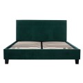 BED WITH MATTRESS BECCA FK21283.06 CYPRESS GREEN VELVET--FOR MATTRESS 150x200cm BED WITH MATTRESS BECCA FK21283.06 CYPRESS GREEN VELVET--FOR MATTRESS 150x200cm
