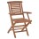 DINING CHAIR FOLDABLE CRANDER FK6377 TEAK WOOD 53x63x90Hcm.