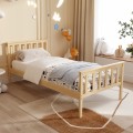 BED WITH MATTRESS GIMLY FK21300 PINE WOOD IN NATURAL COLOR FOR MATTRESS 90x190cm BED WITH MATTRESS GIMLY FK21300 PINE WOOD IN NATURAL COLOR FOR MATTRESS 90x190cm