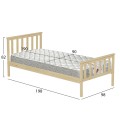 BED WITH MATTRESS GIMLY FK21300 PINE WOOD IN NATURAL COLOR FOR MATTRESS 90x190cm BED WITH MATTRESS GIMLY FK21300 PINE WOOD IN NATURAL COLOR FOR MATTRESS 90x190cm