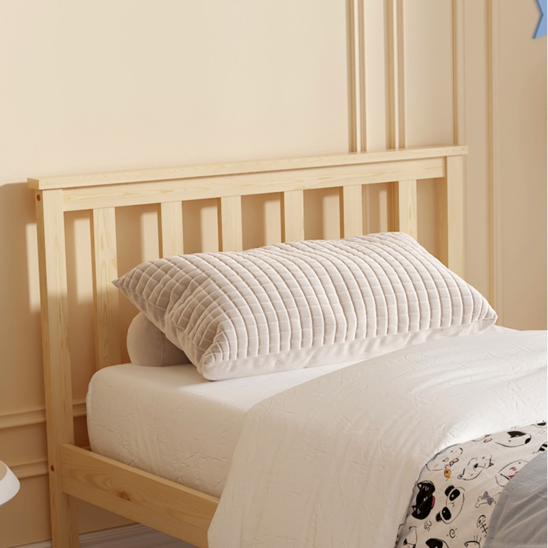 BED WITH MATTRESS GIMLY FK21300 PINE WOOD IN NATURAL COLOR FOR MATTRESS 90x190cm BED WITH MATTRESS GIMLY FK21300 PINE WOOD IN NATURAL COLOR FOR MATTRESS 90x190cm