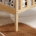 BED WITH MATTRESS GIMLY FK21300 PINE WOOD IN NATURAL COLOR FOR MATTRESS 90x190cm BED WITH MATTRESS GIMLY FK21300 PINE WOOD IN NATURAL COLOR FOR MATTRESS 90x190cm