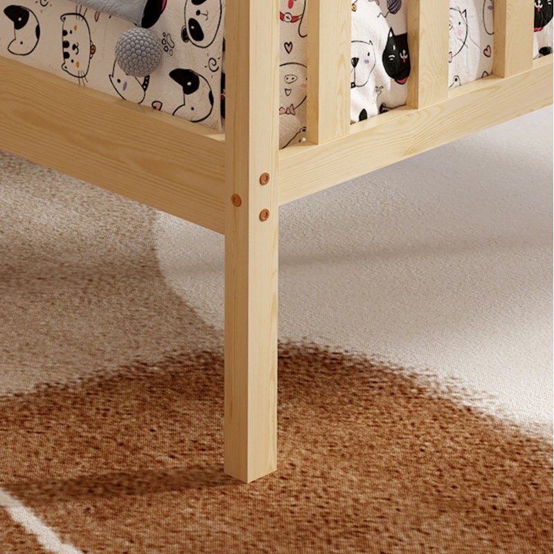 BED WITH MATTRESS GIMLY FK21300 PINE WOOD IN NATURAL COLOR FOR MATTRESS 90x190cm BED WITH MATTRESS GIMLY FK21300 PINE WOOD IN NATURAL COLOR FOR MATTRESS 90x190cm