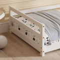 BED WITH MATTRESS HOUSER FK21301 PINE WOOD IN WHITE COLOR--MATTRESS 90x190cm BED WITH MATTRESS HOUSER FK21301 PINE WOOD IN WHITE COLOR--MATTRESS 90x190cm