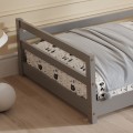 BED WITH MATTRESS HOUSER FK21301.01 PINE WOOD IN GREY COLOR--MATTRESS 90x190cm BED WITH MATTRESS HOUSER FK21301.01 PINE WOOD IN GREY COLOR--MATTRESS 90x190cm