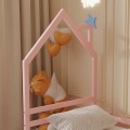 BED WITH MATTRESS HOUSER FK21301.02 PINE WOOD IN PINK COLOR--MATTRESS 90x190cm BED WITH MATTRESS HOUSER FK21301.02 PINE WOOD IN PINK COLOR--MATTRESS 90x190cm