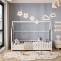 BED WITH MATTRESS PHYLLIS FK21304.01 PINE WOOD IN WHITE COLOR--MATTRESS 90x190cm BED WITH MATTRESS PHYLLIS FK21304.01 PINE WOOD IN WHITE COLOR--MATTRESS 90x190cm