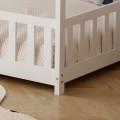 BED WITH MATTRESS PHYLLIS FK21304.01 PINE WOOD IN WHITE COLOR--MATTRESS 90x190cm BED WITH MATTRESS PHYLLIS FK21304.01 PINE WOOD IN WHITE COLOR--MATTRESS 90x190cm