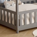 BED WITH MATTRESS PHYLLIS FK21304.02 PINE WOOD IN GREY COLOR--MATTRESS 90x190cm BED WITH MATTRESS PHYLLIS FK21304.02 PINE WOOD IN GREY COLOR--MATTRESS 90x190cm