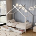 BED WITH MATTRESS KLARICE FK21305.01 PINE WOOD IN WHITE COLOR--MATTRESS 90x190cm BED WITH MATTRESS KLARICE FK21305.01 PINE WOOD IN WHITE COLOR--MATTRESS 90x190cm