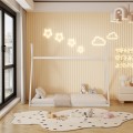 BED WITH MATTRESS MUNK FK21306.01 PINE WOOD IN WHITE COLOR--MATTRESS 90x190cm BED WITH MATTRESS MUNK FK21306.01 PINE WOOD IN WHITE COLOR--MATTRESS 90x190cm