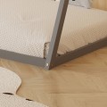 BED WITH MATTRESS MUNK FK21306.02 PINE WOOD IN GREY COLOR--MATTRESS 90x190cm BED WITH MATTRESS MUNK FK21306.02 PINE WOOD IN GREY COLOR--MATTRESS 90x190cm