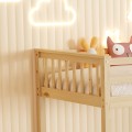 BUNK BED WITH 2 MATTRESSES LANTAI FK21307 PINE WOOD IN NATURAL COLOR--FOR MATTRESSES 90x190cm BUNK BED WITH 2 MATTRESSES LANTAI FK21307 PINE WOOD IN NATURAL COLOR--FOR MATTRESSES 90x190cm