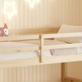 BUNK BED WITH 2 MATTRESSES LANTAI FK21307 PINE WOOD IN NATURAL COLOR--FOR MATTRESSES 90x190cm BUNK BED WITH 2 MATTRESSES LANTAI FK21307 PINE WOOD IN NATURAL COLOR--FOR MATTRESSES 90x190cm