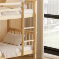 BUNK BED WITH 2 MATTRESSES LANTAI FK21307 PINE WOOD IN NATURAL COLOR--FOR MATTRESSES 90x190cm BUNK BED WITH 2 MATTRESSES LANTAI FK21307 PINE WOOD IN NATURAL COLOR--FOR MATTRESSES 90x190cm