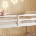 BUNK BED WITH 2 MATTRESSES LANTAI FK21307.01 PINE WOOD IN WHITE--FOR MATTRESSES 90x190cm BUNK BED WITH 2 MATTRESSES LANTAI FK21307.01 PINE WOOD IN WHITE--FOR MATTRESSES 90x190cm