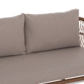 OUTDOOR LOUNGE SET 5PCS MEMFIS FK6470.03 ALUMINUM-ROPE-CERAMIC TOP--WHITE