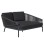 DAYBED SERIES XANTION FK6474.01 DARK GREY ALUMINUM-ROPE-OLEFIN FABRIC 157x147x88Hcm.