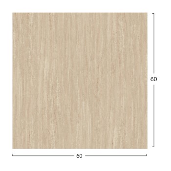HPL TABLETOP FK5837.35 SQUARE IN TRAVERTINE COLOR 60X60cm