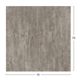 SQUARE HPL TABLETOP FK5838.37 CONCRETE 70x70cm. SQUARE HPL TABLETOP FK5838.37 CONCRETE 70x70cm.