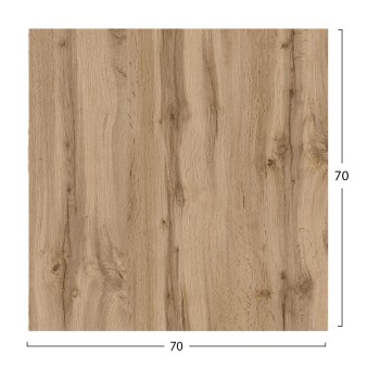 SQUARE HPL TABLETOP FK5838.36 SONAMA OAK 70x70cm. SQUARE HPL TABLETOP FK5838.36 SONAMA OAK 70x70cm.