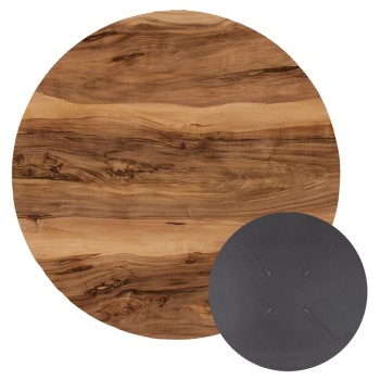 HPL TABLETOP FK5841.30 ROUND IN INDIAN SHESHAM Φ60cm.