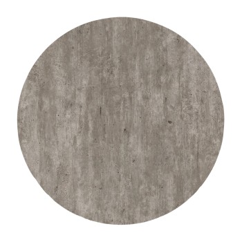 HPL TABLETOP FK6351.37 ROUND IN CONCRETE Φ120cm.