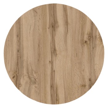 HPL TABLETOP FK6351.36 ROUND IN SONAMA OAK Φ120cm.
