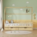 BED WITH DRAWERS PHYLLIS FK21324 PINE WOOD IN NATURAL WOOD COLOR--WITH MATTRESS 90x190cm BED WITH DRAWERS PHYLLIS FK21324 PINE WOOD IN NATURAL WOOD COLOR--WITH MATTRESS 90x190cm