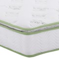 DOUBLE BED WITH MATTRESS CELINA FK21328 METAL & WOOD IN DIRTY OAK--MATTRESS 150x200cm
