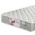 BED WITH MATTRESS SUZIE FK21331 METAL & WOOD IN WALNUT--MATTRESS 90x190cm