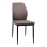 DINING CHAIR DIAZ FK18346.03 BROWN FABRIC-METAL LEGS IN BLACK 43x52x87Hcm.