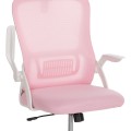 OFFICE CHAIR BLAZER FK1205.04 PINK MESH FABRIC--WHITE ARMS 60x58x110-130Hcm. OFFICE CHAIR BLAZER FK1205.04 PINK MESH FABRIC--WHITE ARMS 60x58x110-130Hcm.