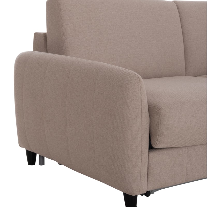 SOFABED WITH FOLDABLE MATTRESS ETUDINE FK3311.02 BEIGE FABRIC 190x98x90Hcm SOFABED WITH FOLDABLE MATTRESS ETUDINE FK3311.02 BEIGE FABRIC 190x98x90Hcm