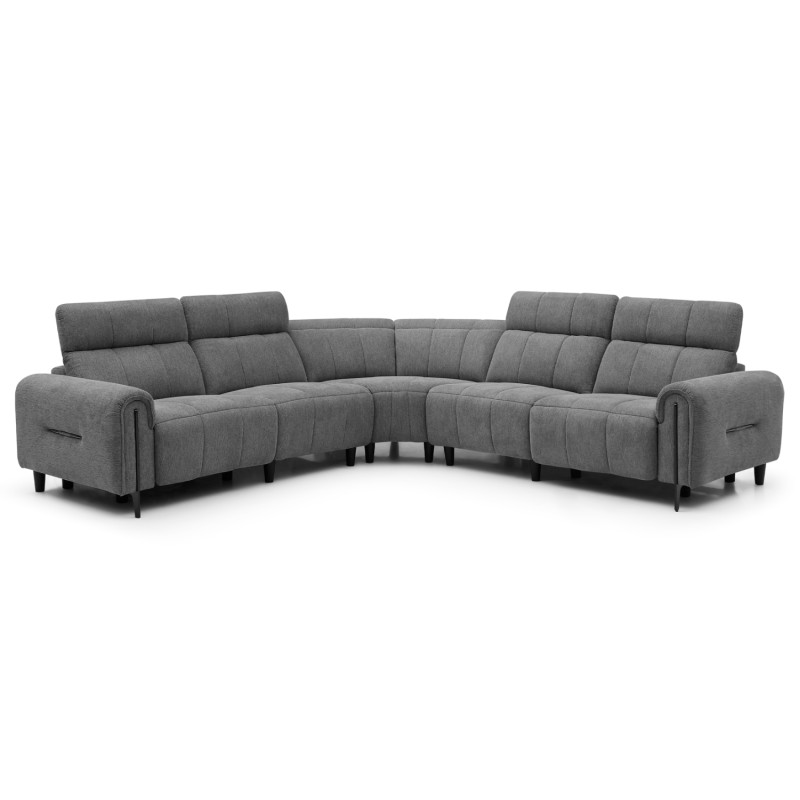 CORNER SOFA WITH 2 RECLINE SEATS ORACLE FK3290.01 GREY FABRIC 260x260x90(seat depth)x94Hcm. CORNER SOFA WITH 2 RECLINE SEATS ORACLE FK3290.01 GREY FABRIC 260x260x90(seat depth)x94Hcm.