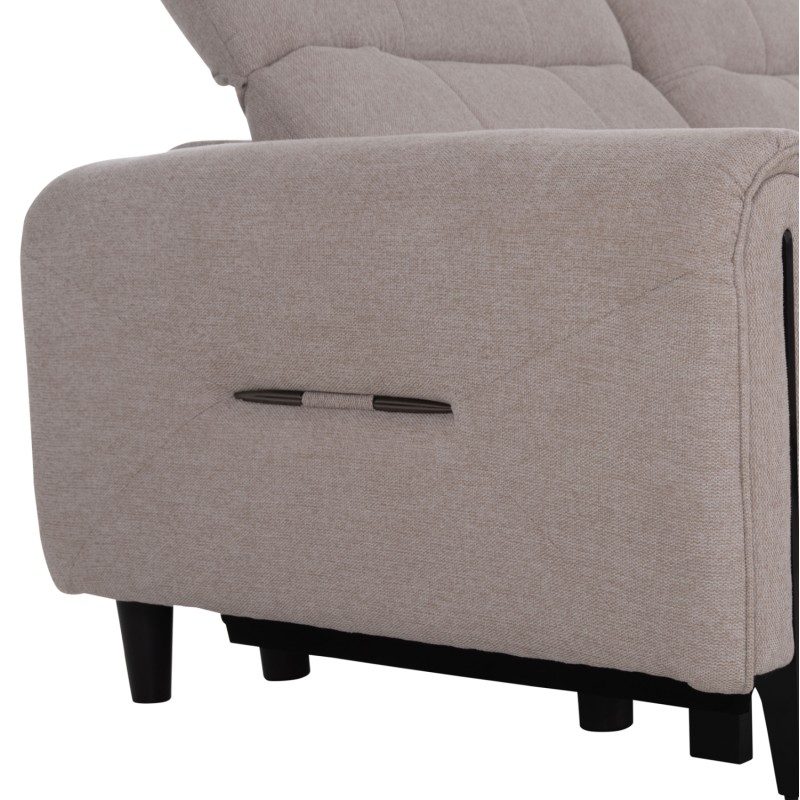 CORNER SOFA WITH 2 RECLINE SEATS ORACLE FK3290.02 BEIGE FABRIC 260x260x90(seat depth)x94Hcm. CORNER SOFA WITH 2 RECLINE SEATS ORACLE FK3290.02 BEIGE FABRIC 260x260x90(seat depth)x94Hcm.