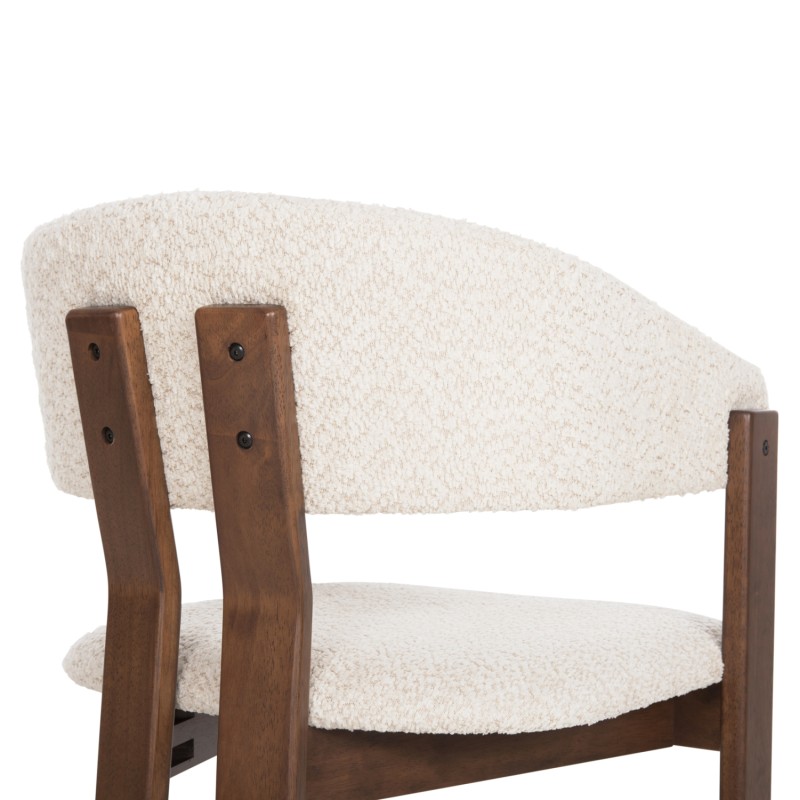 DINING SET 7PCS ZARRA FK21338.01 TABLE MADE OF MDF--CHAIRS WITH BOUCLE FABRIC DINING SET 7PCS ZARRA FK21338.01 TABLE MADE OF MDF--CHAIRS WITH BOUCLE FABRIC