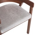 DINING SET 5PCS RINER FK21340 SQUARE TABLE MADE OF MDF--CHAIRS MADE OF RUBBERWOOD & FABRIC DINING SET 5PCS RINER FK21340 SQUARE TABLE MADE OF MDF--CHAIRS MADE OF RUBBERWOOD & FABRIC