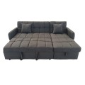 CORNER SOFABED REVERSIBLE NEZU FK3294.01 GREY FABRIC 213x145x83Hcm.