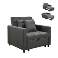 ARMCHAIR-BED MERO FK3306.01 GREY FABRIC 98x85x88Hcm. ARMCHAIR-BED MERO FK3306.01 GREY FABRIC 98x85x88Hcm.