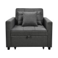 ARMCHAIR-BED MERO FK3306.01 GREY FABRIC 98x85x88Hcm. ARMCHAIR-BED MERO FK3306.01 GREY FABRIC 98x85x88Hcm.