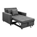 ARMCHAIR-BED MERO FK3306.01 GREY FABRIC 98x85x88Hcm. ARMCHAIR-BED MERO FK3306.01 GREY FABRIC 98x85x88Hcm.