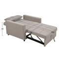ARMCHAIR-BED MERO FK3306.03 BEIGE FABRIC 100x90x83Hcm. ARMCHAIR-BED MERO FK3306.03 BEIGE FABRIC 100x90x83Hcm.