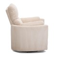 ARMCHAIR RELAX/BREASTFEEDING VELMORA FK3300.03 BEIGE STRIPED FABRIC 100x90x100Hcm. ARMCHAIR RELAX/BREASTFEEDING VELMORA FK3300.03 BEIGE STRIPED FABRIC 100x90x100Hcm.