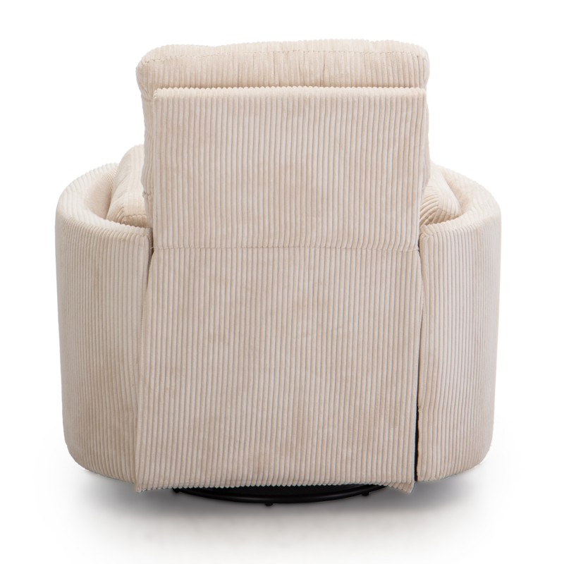 ARMCHAIR RELAX/BREASTFEEDING VELMORA FK3300.03 BEIGE STRIPED FABRIC 100x90x100Hcm. ARMCHAIR RELAX/BREASTFEEDING VELMORA FK3300.03 BEIGE STRIPED FABRIC 100x90x100Hcm.