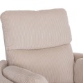 ARMCHAIR RELAX/BREASTFEEDING VELMORA FK3300.03 BEIGE STRIPED FABRIC 100x90x100Hcm. ARMCHAIR RELAX/BREASTFEEDING VELMORA FK3300.03 BEIGE STRIPED FABRIC 100x90x100Hcm.