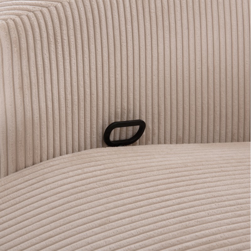 ARMCHAIR RELAX/BREASTFEEDING VELMORA FK3300.03 BEIGE STRIPED FABRIC 100x90x100Hcm. ARMCHAIR RELAX/BREASTFEEDING VELMORA FK3300.03 BEIGE STRIPED FABRIC 100x90x100Hcm.